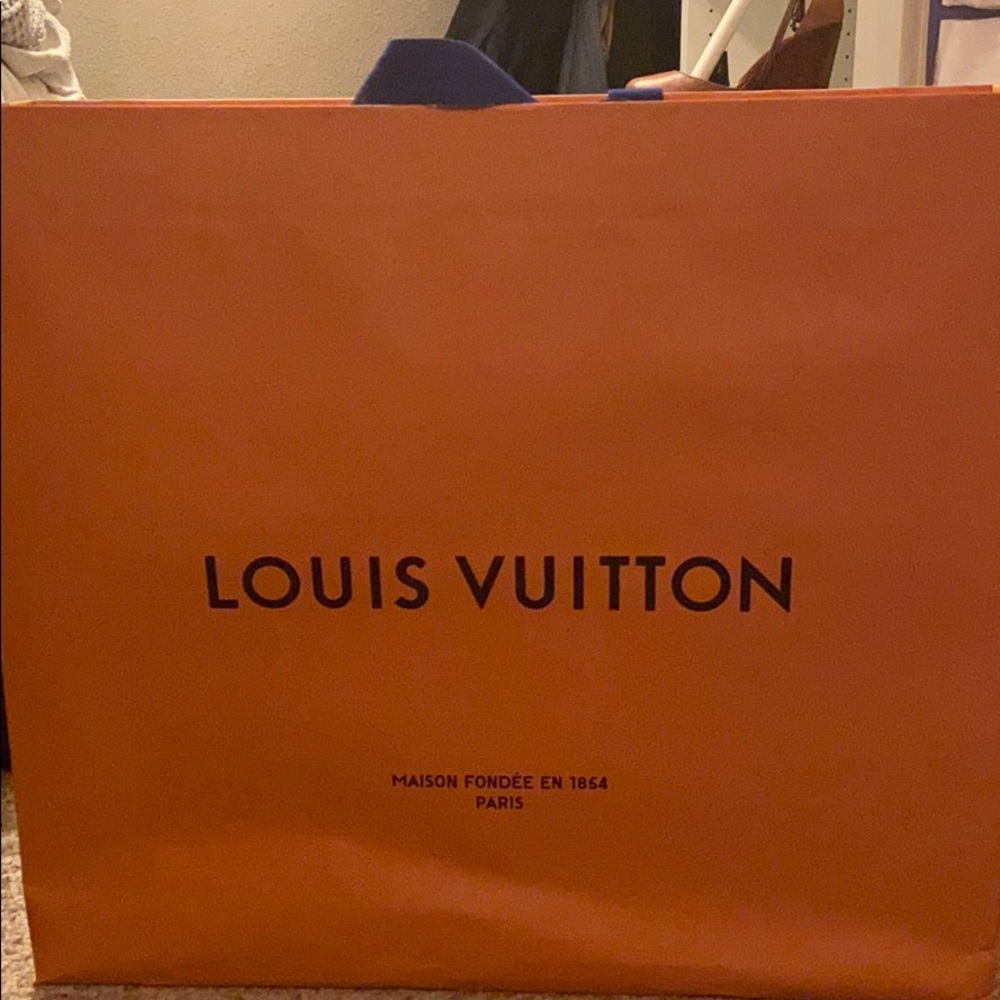 Louis Vuitton large paper shopping bag